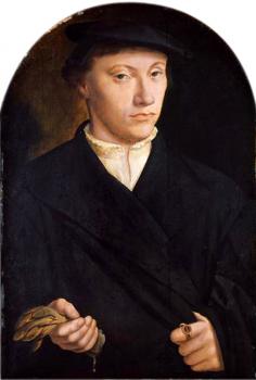 Portrait of a Young Man with Gloves